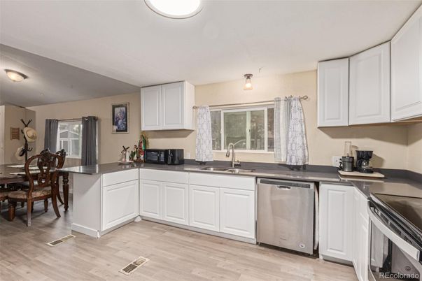 Dining room, Interior, Kitchen, Wood Texture Flooring
