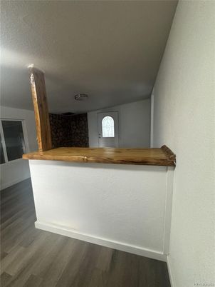 Interior, Stone Walls, Wood Texture Flooring