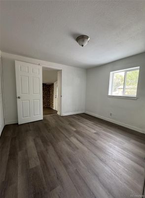 Empty room, Interior, Stone Walls, Wood Texture Flooring