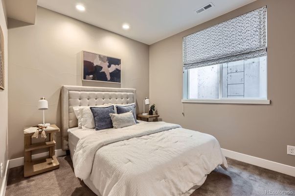 Bedroom, Interior, Recessed Lighting