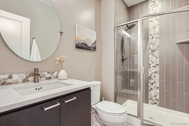 Bathroom, Glass Shower, Interior