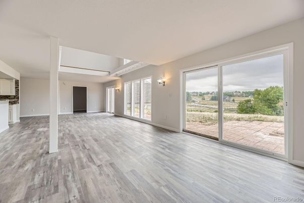 Empty room, Interior, Wood Texture Flooring