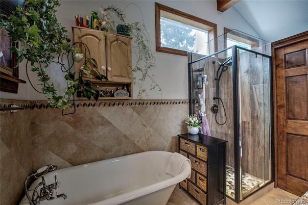 Bathroom, Free Standing Baths, Glass Shower, Interior
