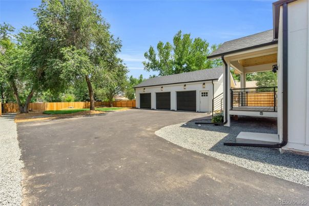 Backyard, Detached Garage, Exterior