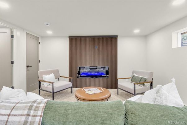 Interior, Living room, Recessed Lighting