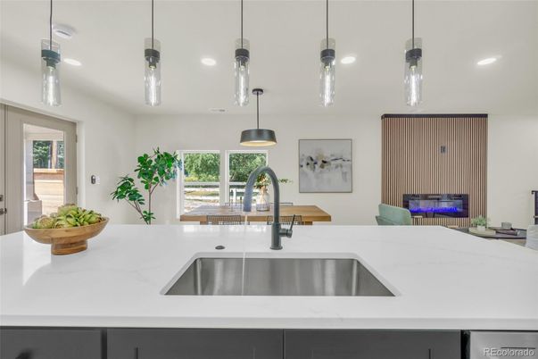Interior, Kitchen, Pendant Lights, Recessed Lighting