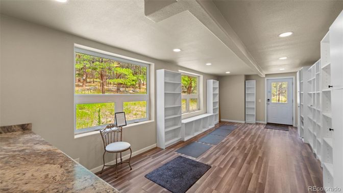 Interior, Recessed Lighting, Wood Texture Flooring