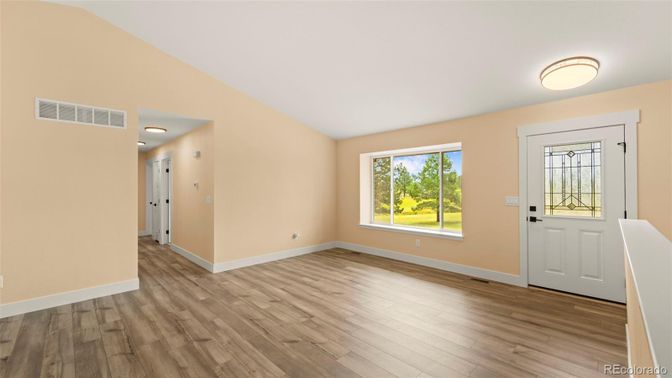 Empty room, Interior, Wood Texture Flooring