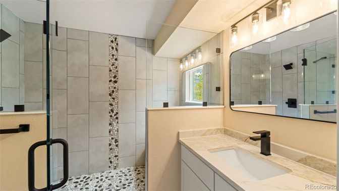 Bathroom, Glass Shower, Interior