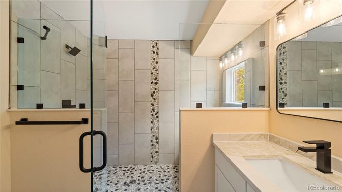 Bathroom, Glass Shower, Interior