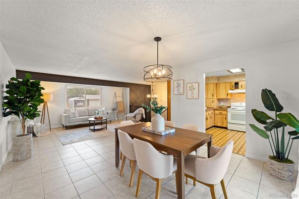 Dining room, Interior, Kitchen, Living room, Pendant Lights
