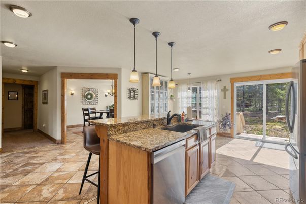 Dining room, Interior, Kitchen, Pendant Lights, Recessed Lighting