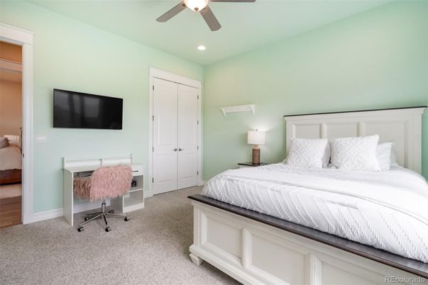 Bedroom, Home Office, Interior, Recessed Lighting