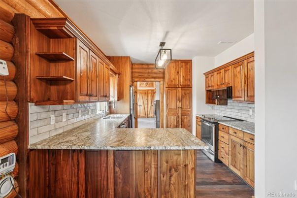 Interior, Kitchen, Wood Texture Flooring