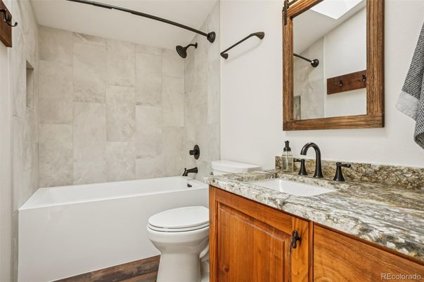 Bathroom, Interior, Wood Texture Flooring