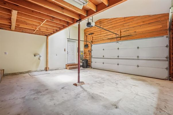 Garage, Interior, Wooden Beams, Wooden Ceilings