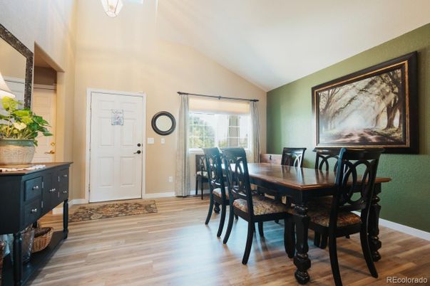 Dining room, Interior, Wood Texture Flooring