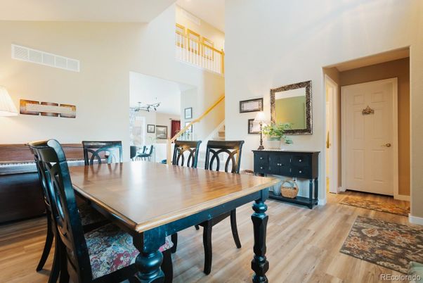 Dining room, Interior, Wood Texture Flooring