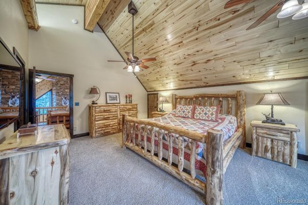 Bedroom, Interior, Wooden Beams, Wooden Ceilings