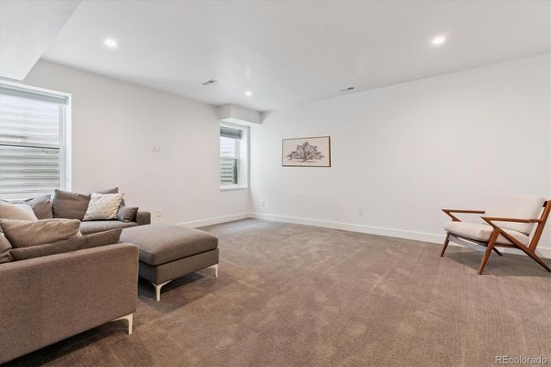 Interior, Living room, Recessed Lighting
