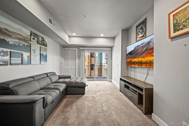 Interior, Living room, Recessed Lighting