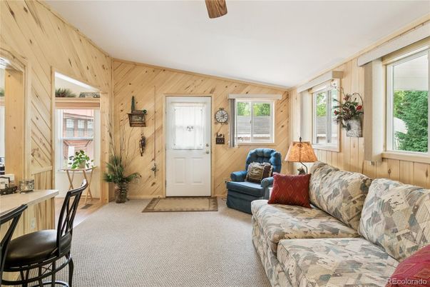 Interior, Living room, Wooden Walls