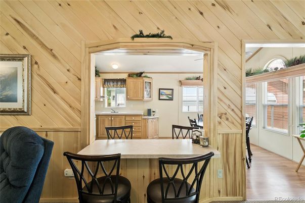 Dining room, Interior, Wooden Ceilings, Wood Texture Flooring