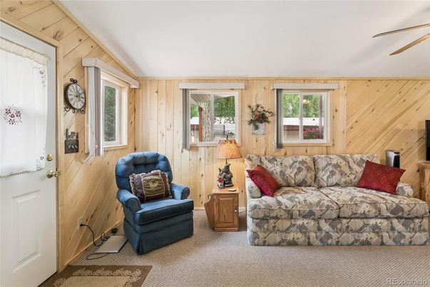 Interior, Living room, Wooden Walls