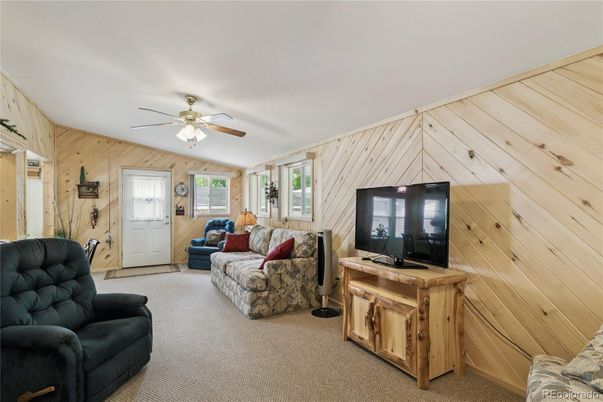 Interior, Living room, Wooden Walls