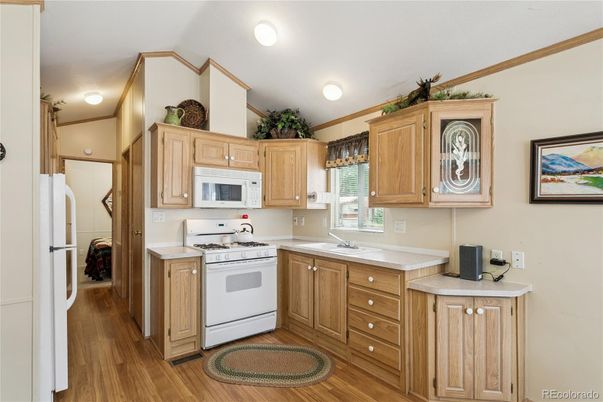 Interior, Kitchen, Wood Texture Flooring