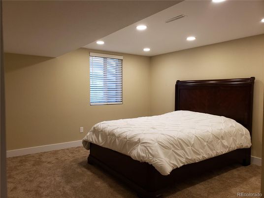 Bedroom, Interior, Recessed Lighting