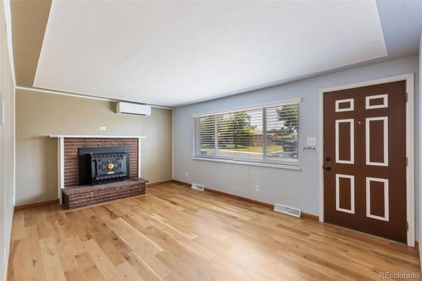 Fireplace, Interior, Wood Texture Flooring