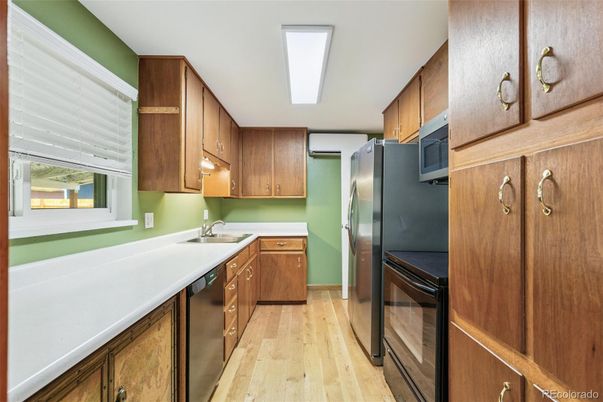 Interior, Kitchen, Wood Texture Flooring