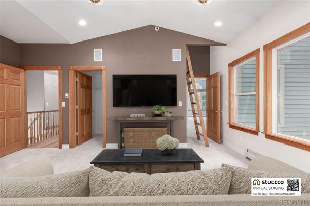 Interior, Living room, Recessed Lighting