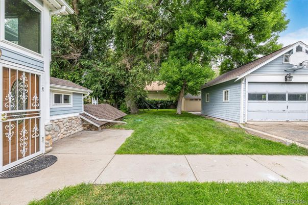 Backyard, Detached Garage, Exterior