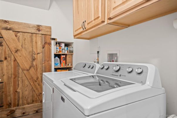 Interior, Washer, Wooden Walls