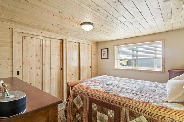 Bedroom, Interior, Wooden Ceilings, Wooden Walls