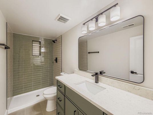 Bathroom, Glass Shower, Interior