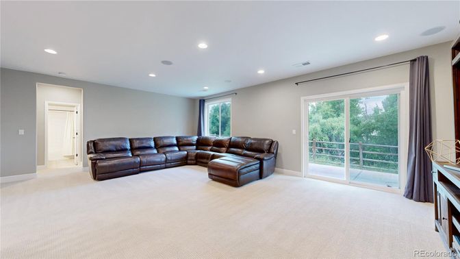Interior, Living room, Recessed Lighting