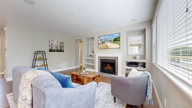 Fireplace, Interior, Living room, Wood Texture Flooring