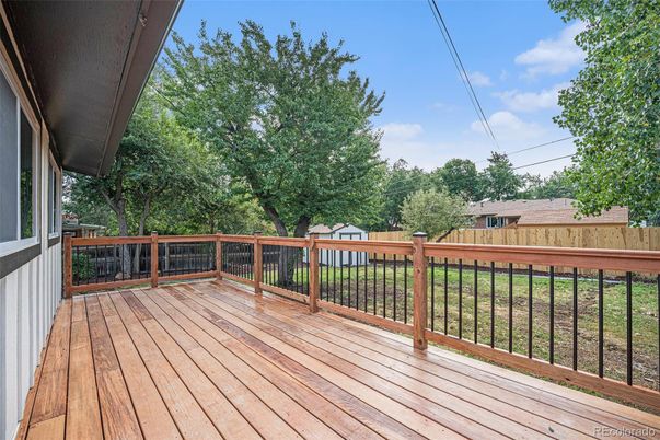 Backyard, Exterior, Wood Texture Flooring