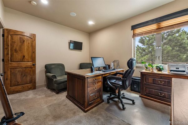 Home Office, Interior, Recessed Lighting