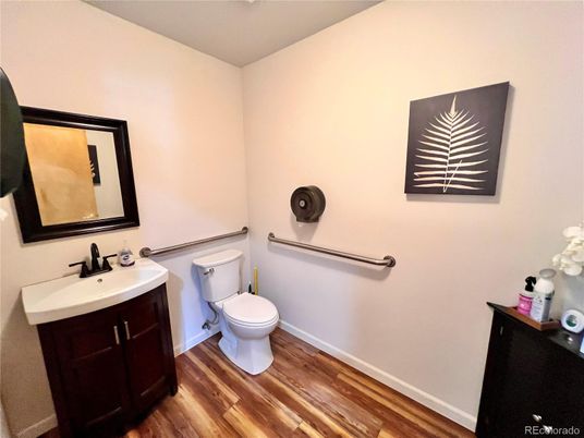 Bathroom, Interior, Wood Texture Flooring