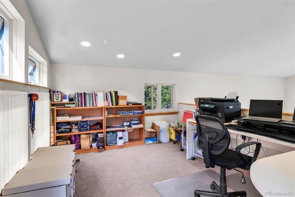 Home Office, Interior, Recessed Lighting