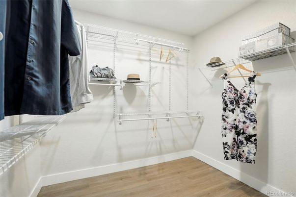 Interior, Walk-in Closets, Wood Texture Flooring