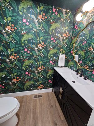 Bathroom, Interior, Wood Texture Flooring