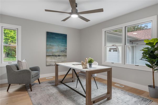 Home Office, Interior, Wood Texture Flooring
