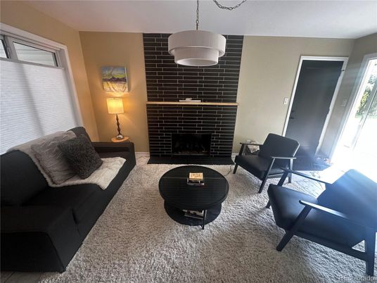Fireplace, Interior, Living room, Pendant Lights