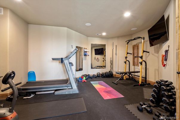 Fitness Equipment, Interior, Recessed Lighting