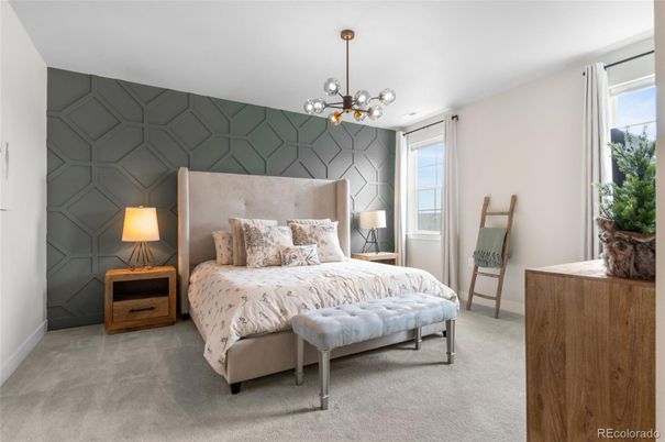 Bedroom, Interior, Pendant Lights